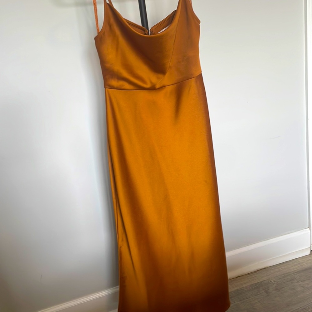 BHLDN dress, size 2, color rust